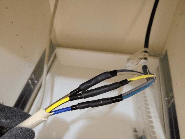 Сантехник .: Как соединить кабель скважинного насоса термоусадочной .
